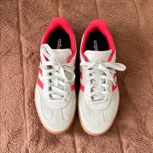 Adidas Women's Mint and Pink Sneakers